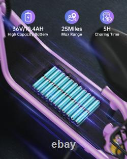 GYROOR C1Pro 550W Electric Scooter for Adults with Shock Absorption