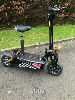 Gauss Electric Scooter Powerboard E Scooter 48v 1800W Black Off-road 12 Tyres