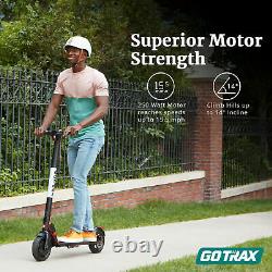 Gotrax V2 Commuting Foldable Electric Scooter Adult 8.5 Tire 15.5MPH Range 250W