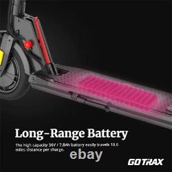 Gotrax XR Elite Adult 300W Folding Electric Scooters 18.6 Mile Commuter 15.5 MPH