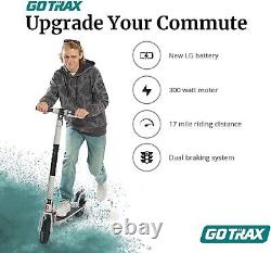 Gotrax XR Ultra Electric Scooter Adult 300W 17Mile Safely Urban Commuter Folding