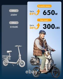 Gyroor C1Plus Electric Scooter 1000W(Peak) With Removable Two Baskets for Pets