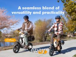 Gyroor C1Plus Electric Scooter 1000W(Peak) With Removable Two Baskets for Pets