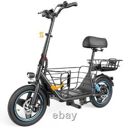Gyroor C1Plus Electric Scooter 1000W(Peak) With Removable Two Baskets for Pets