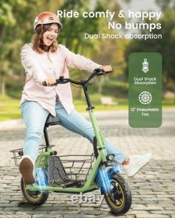 Gyroor C1Pro Electric Scooter 550W with Shock Absorptionr Pets Friendly