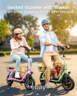Gyroor C1Pro Electric Scooter 550W with Shock Absorptionr Pets Friendly