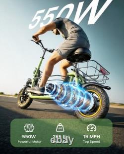Gyroor C1Pro Electric Scooter 550W with Shock Absorptionr Pets Friendly