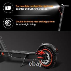 HEZZO Foldable Adult Electric Scooter 25 Miles 350W 8.5'' Escooter Urban Commute