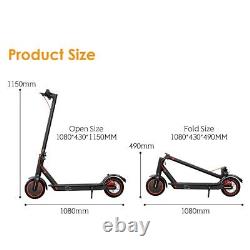 HEZZO Foldable Adult Electric Scooter 25 Miles 350W 8.5'' Escooter Urban Commute