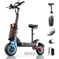 HLOIE 5600W Dual Motor 50MPH Electric Scooter 45Miles Range For Adults EScooter