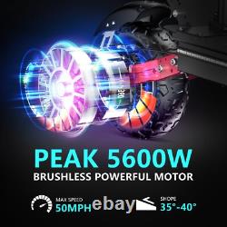 HLOIE 5600W Dual Motor 50MPH Electric Scooter 45Miles Range For Adults EScooter