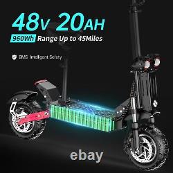 HLOIE 5600W Dual Motor 50MPH Electric Scooter 45Miles Range For Adults EScooter