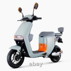 HMP Electric moped scooter Gray 50 mile range, no licence needed