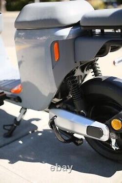 HMP Electric moped scooter Gray 50 mile range, no licence needed