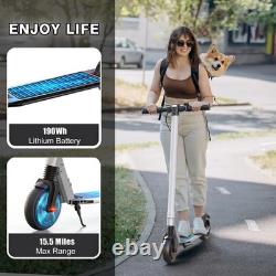 HOTEEL 250W Electric Scooter for Adults, 20-Mile Range, 15.5 MPH Commuter EScooter