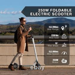 HOTEEL 250W Electric Scooter for Adults, 20-Mile Range, 15.5 MPH Commuter EScooter