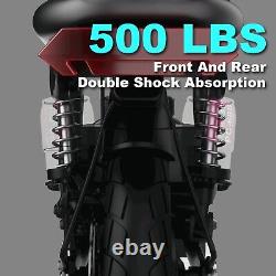 Heavy Duty Electric Scooter with Seat for Adults 500 lbs Capacity, 720W Motor