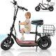 Heavy Duty Electric Scooter with Seat for Adults 500 lbs Capacity, 750W Motor