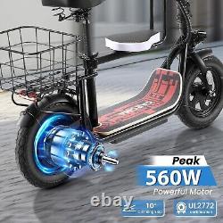 Heavy Duty Electric Scooter with Seat for Adults 500 lbs Capacity, 750W Motor