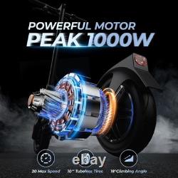 Heropick Electric Scooter 1000W Motor 22MPH 43 Miles Range For adults E-Scooter