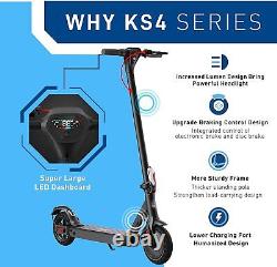 Hiboy KS4 Electric Scooter Big Unique Display 19mph 17 Miles Range City Commuter