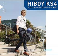 Hiboy KS4 Electric Scooter Big Unique Display 19mph 17 Miles Range City Commuter