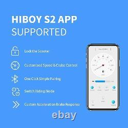 Hiboy S2 Pro Electric Scooter 10 Solid Tire 25 Miles 19 MPH Folding Scooter APP