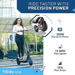 Hiboy S2 SE Electric Scooter for Adults 10Tires 17Mile 19MPH 430W Peak Motor