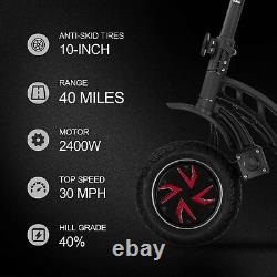Hiboy Titan PRO Electric Scooter 40 Miles 30 MPH Folding 2400W Off Road Scooter
