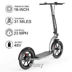 Hiboy VE1 Pro Electric Scooter Adult 16 Tires 500W Folding Kick Urban Commuter