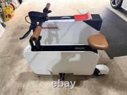 Honda Motocompacto Folding Seated Electric Scooter 490W Adult White/Black