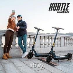 Hurtle 10 Foldable Electric Scooter-Upgraded Inner Honeycomb Solid Tire Foldabl
