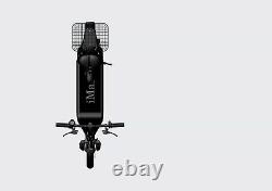 IMach 350W 12 Tire Electric Scooter Adult with Seat, Full Range 22Mile, Black