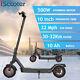 ISCOOTER Electric Scooter Adult, Long Range Folding Escooter Safe Urban Commuter
