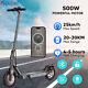 IScooter 500W Adults Foldable Electric Scooter 10'' 30KM Long Range Dual Brake