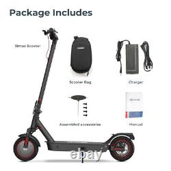 IScooter 500W Electric Scooter 10'' Solid Tire 22mph Max Speed Long Range+Seat