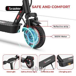 IScooter 500W Electric Scooter Adult, Long Range 22miles Foldable Urban Commuter