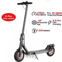 IScooter 500W Electric Scooter Long Range High Speed 10'' Tires Foldable With Seat