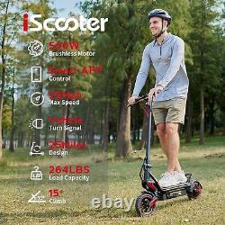IScooter 500W Off-Road Tires Electric Scooter 40KM Max Range Folding E-Scooter