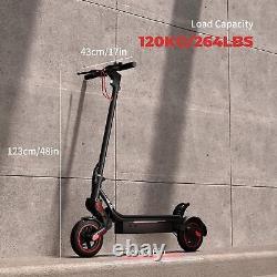 IScooter 500W Off-Road Tires Electric Scooter 40KM Max Range Folding E-Scooter