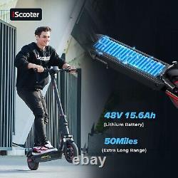 IScooter 750W Electric Scooter 60Miles Long Range 28Mph Adult Foldable E-Scooter