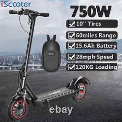 IScooter 750W Electric Scooter Adults 60Miles Long Range 28mph Max Speed With APP