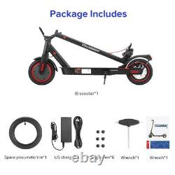 IScooter Adults ELectric Scooter 350W 18mph 15 Miles Range Foldable with Seat