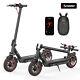 IScooter Electric Scooter Adults 650W Motor 25MPH Fast Speed Long Range 10''Tire