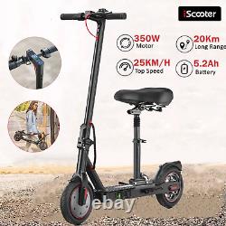 IScooter Electric Scooter With Seat 350W 25KM/H Adult Long Range Folding E-Scooter