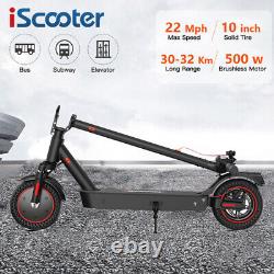 IScooter i9 MAX 500W Adult Long Range E-Folding Electric Scooter 22mph Max Speed