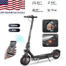 IScooter max Adult Foldable Electric Scooter 21mph Max Speed 500W Motor IP54