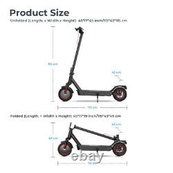 Iscooter Adult Electric Scooter 500w Motor Long Range 22mpg High Speed E-scooter