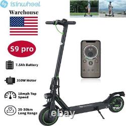Isinwheel S9 Pro Rechargeable Folding Electric Scooter Adult Kick E-scooter 350w