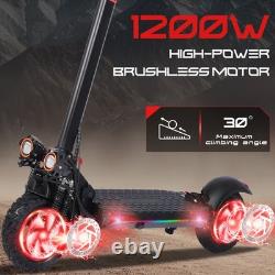 J11 MAX Folding Electric Scooter with Seat 1200W Motor 48V/18AH 34MPH 11'' Tires